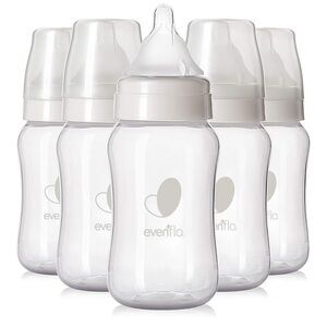Evenflo Balance Wide-Neck Anti-Colic Baby Bottles - 6-9oz - 6 Pack
